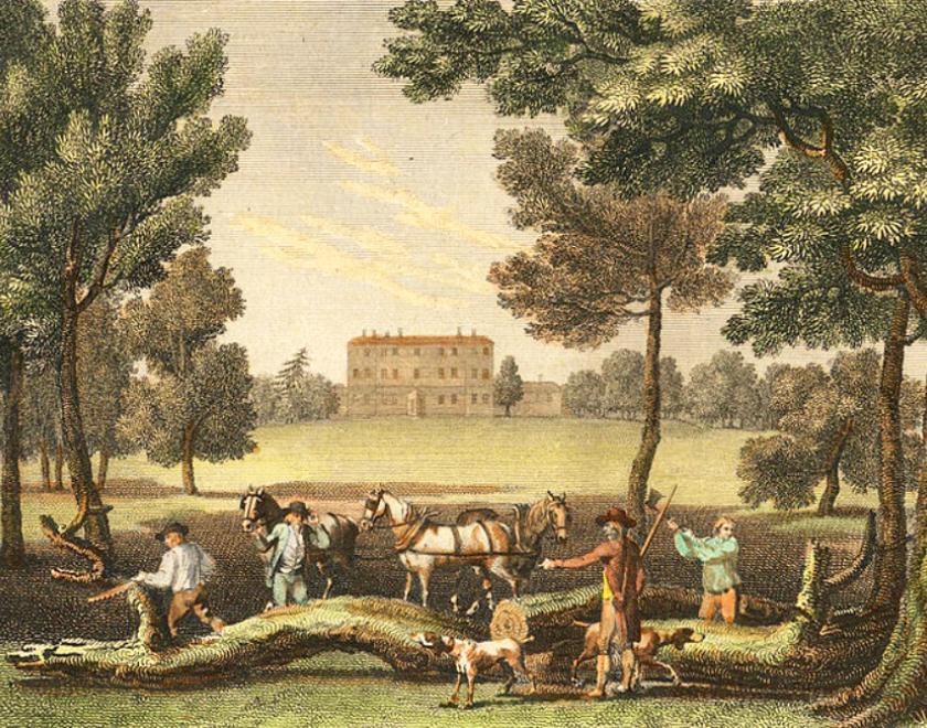 Painting of Caversham Park 1790-1799 by W and J Walker
