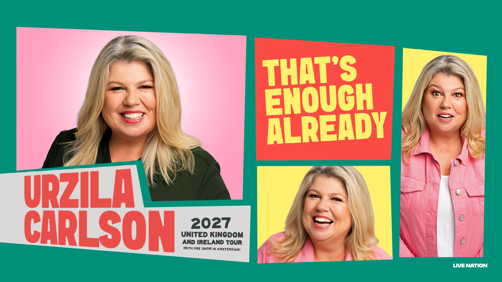 Urzila Carlson: That's Enough Already | What's On Reading