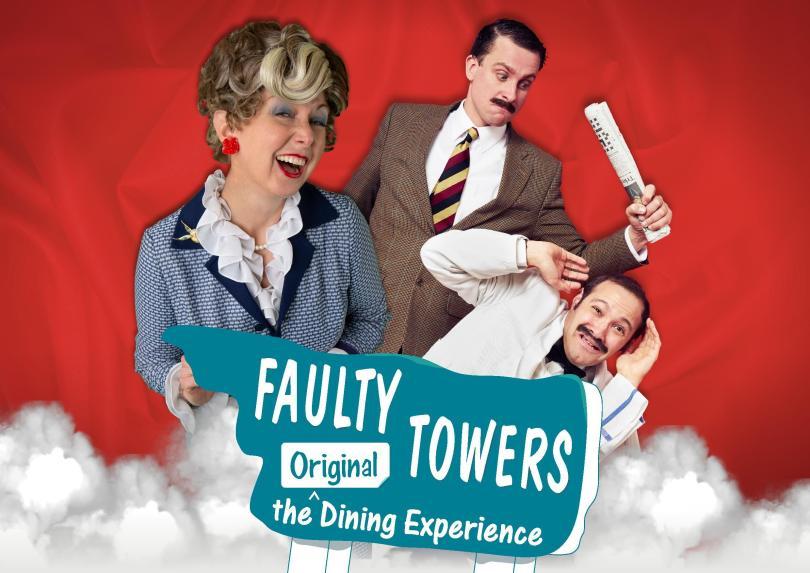 Photo of actors playing characters from Faulty Towers