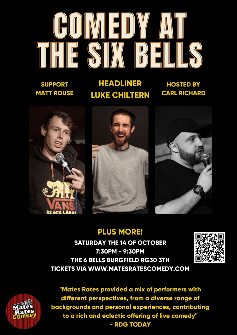 Comedy at The Six Bells  Luke Chiltern