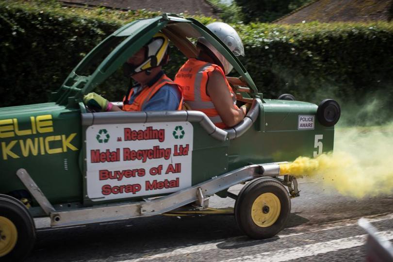 Reading Metal Recycling Box Kart