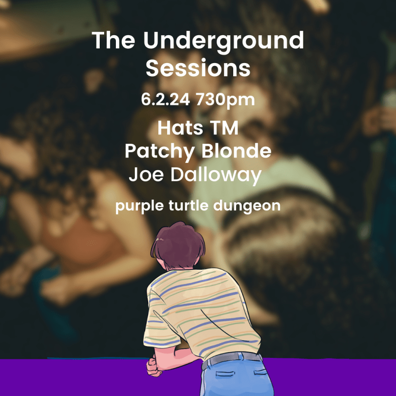 The Underground Sessions: @ The Turtle  A new night for acoustic acts and singer songwriters....