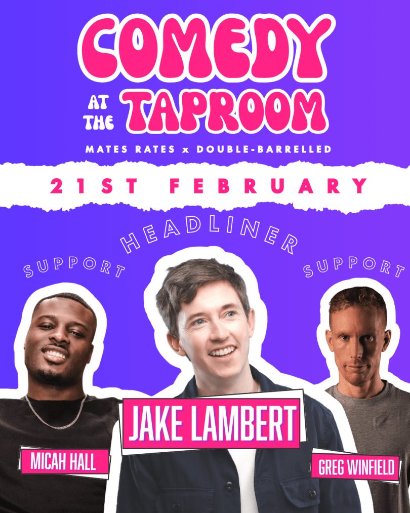 Comedy at The Taproom with headliner Jake Lambert