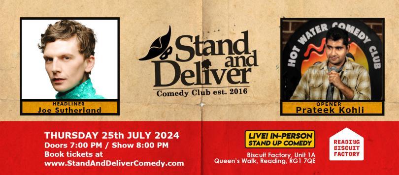 Poster for Stand and Deliver July show