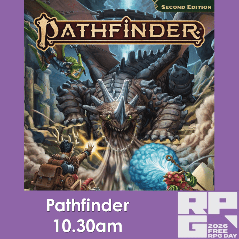 Pathfinder Adventure 10.30am - FREE RPG Day 27/06/26