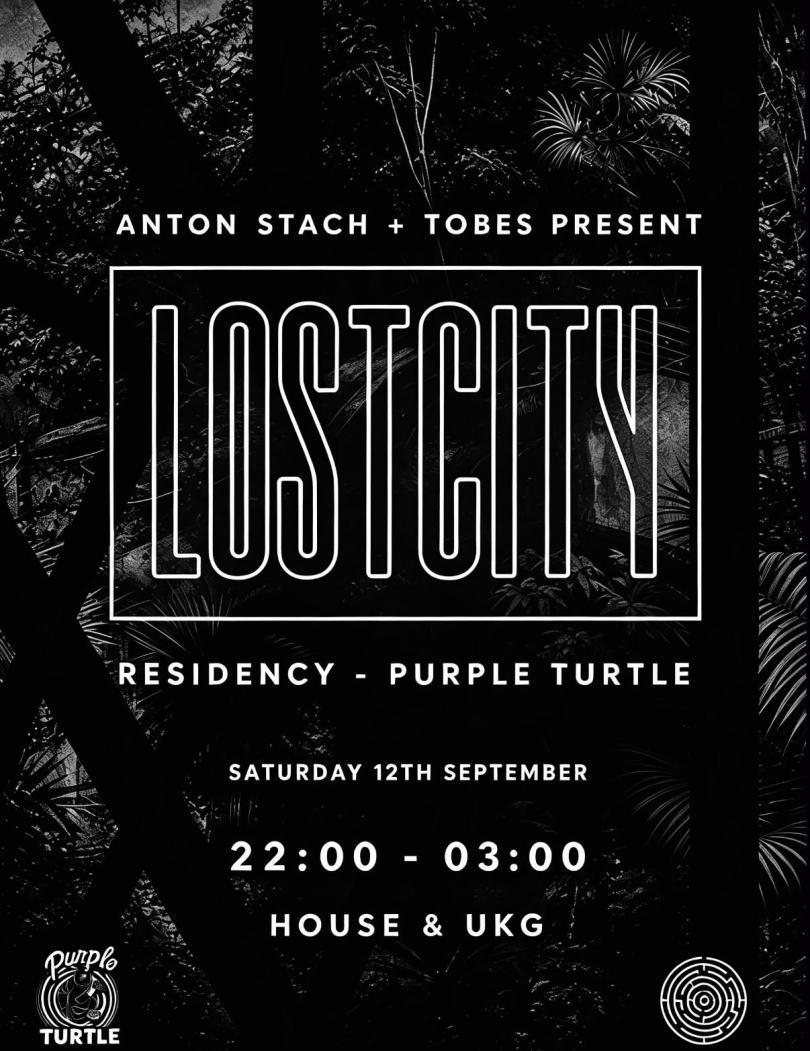 LOST CITY  Every Second Saturday of The Month  Turtle Bassment  FREE ENTRY // 18+ ID Required