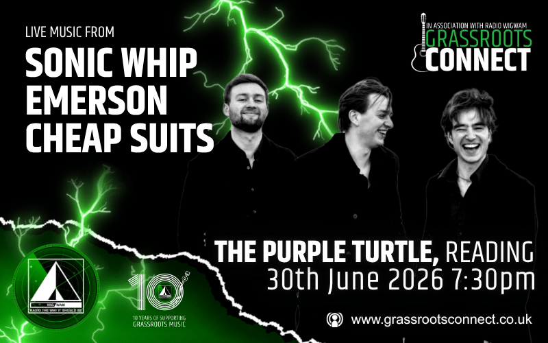 Radio Wigwam Presents...  SONIC WHIP @sonicwhip  Hailing from the Neterlands, Sonic Whip's sound is a mix of 70s infused rock riffs a touch of stoner with BIG melodic choruses.  If you havent seen them live then you should do. If you have seen them, tell the ones that havent!  NOT TO BE MISSED  with support from Emerson emerson.band_ and Cheap Suits cheapsuits.band  FREE ENTRY / 18+ ID Required