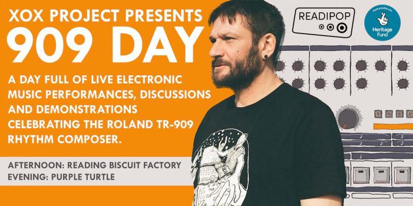 Image of Saytek Live and a Roland TB-909 with text as seen below