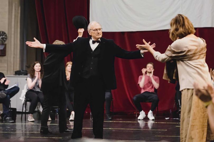 Actors on stage