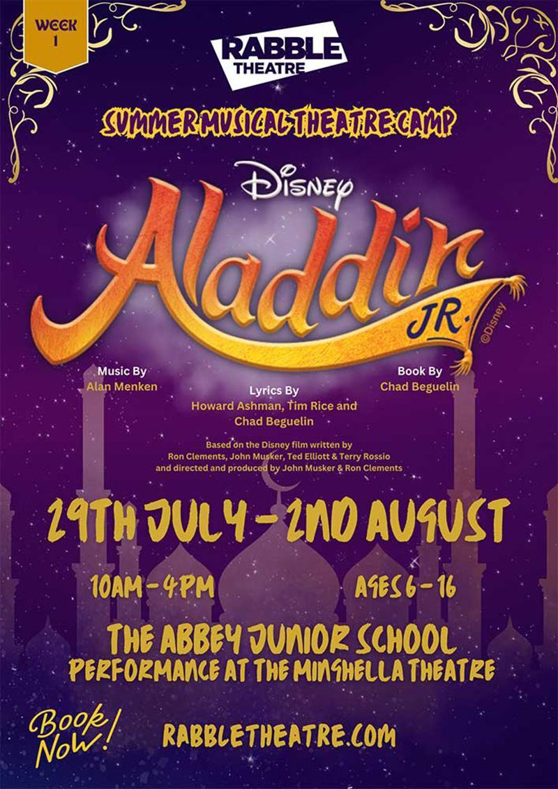 Aladdin Jr – Summer Musical Theatre Camp – Week 1
