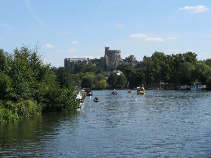 Approaching Windsor on the Thames