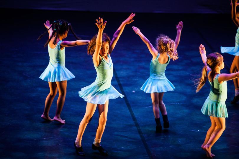 SOTA Pupils performing on stage