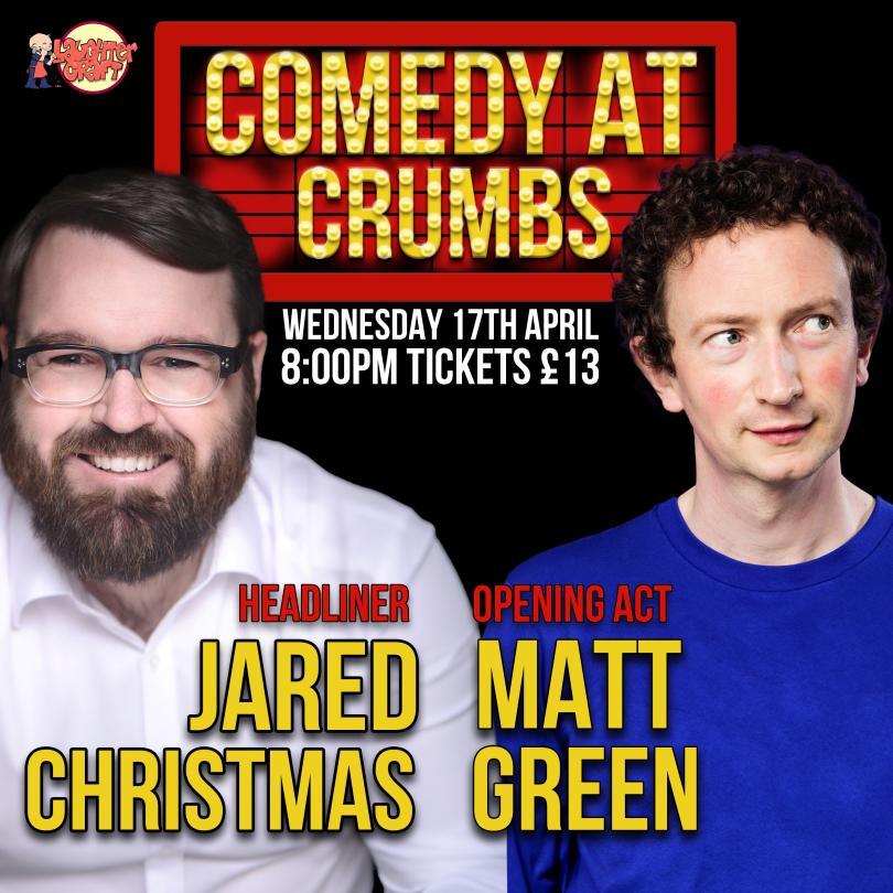 A picture of the poster for the comedy night