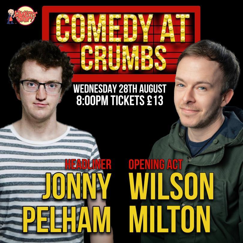 A picture of the poster for the comedy night