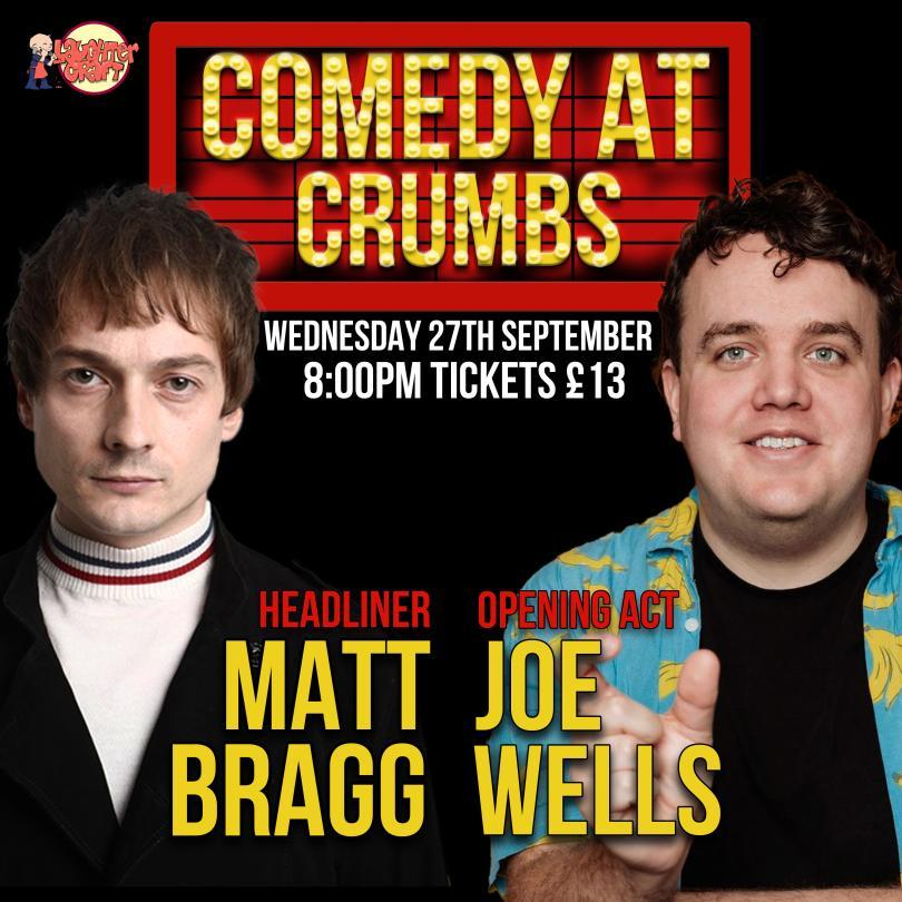 A picture of the poster for the comedy night