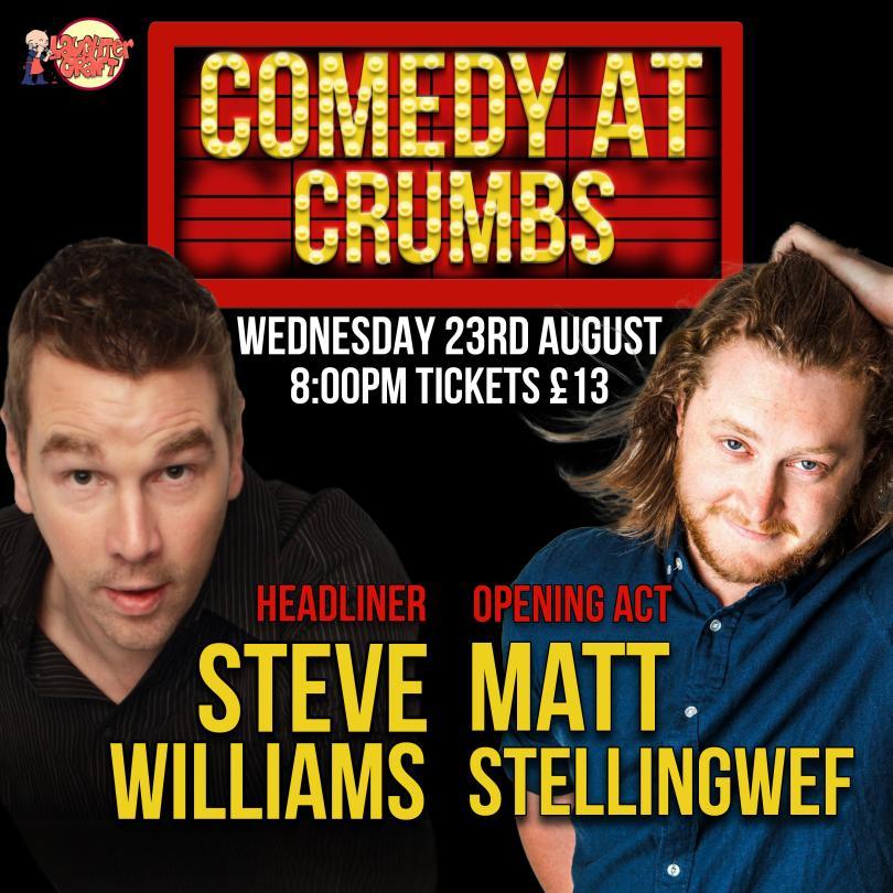 August Comedy at Crumbs | What's On Reading