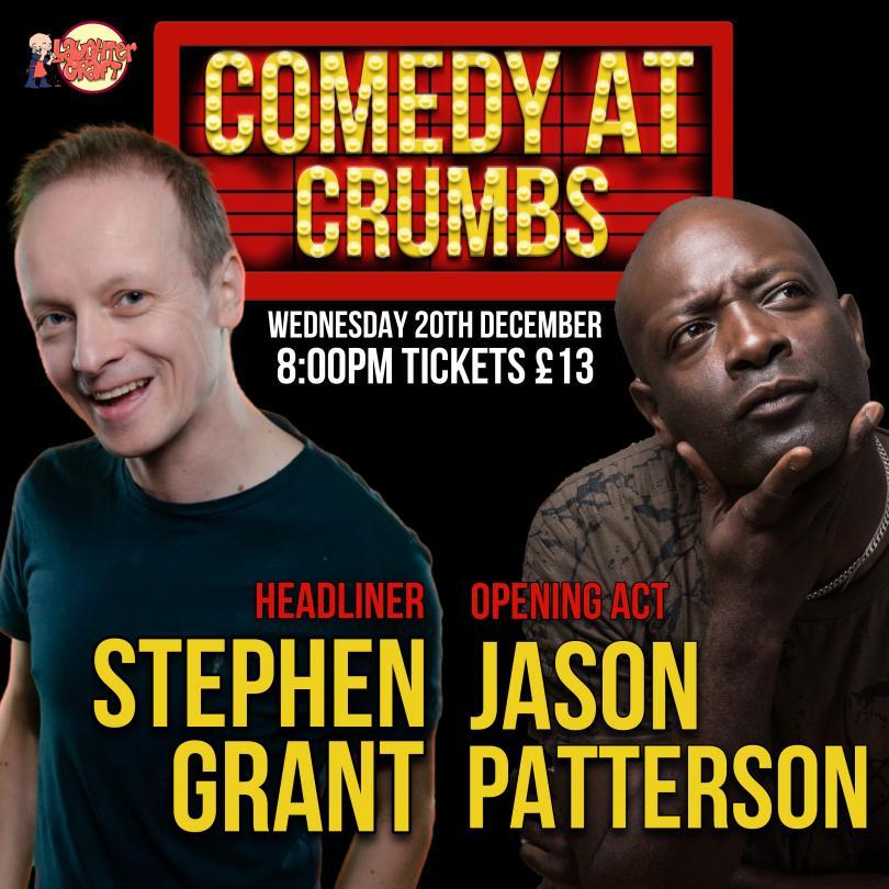 A picture of the poster for the comedy night