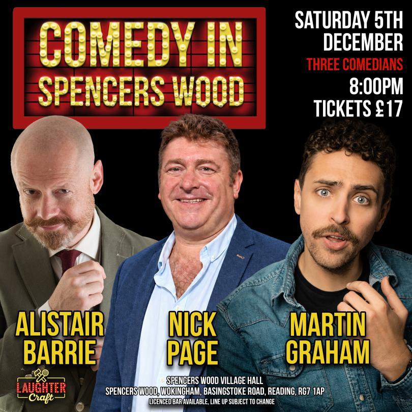 Poster of a comedy night