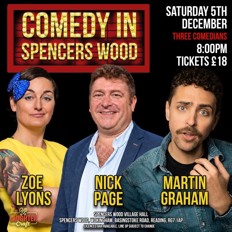 Poster of a comedy night