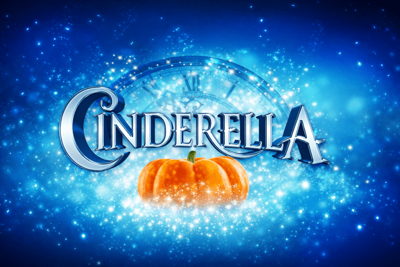Cinderella logo with a pumpkin