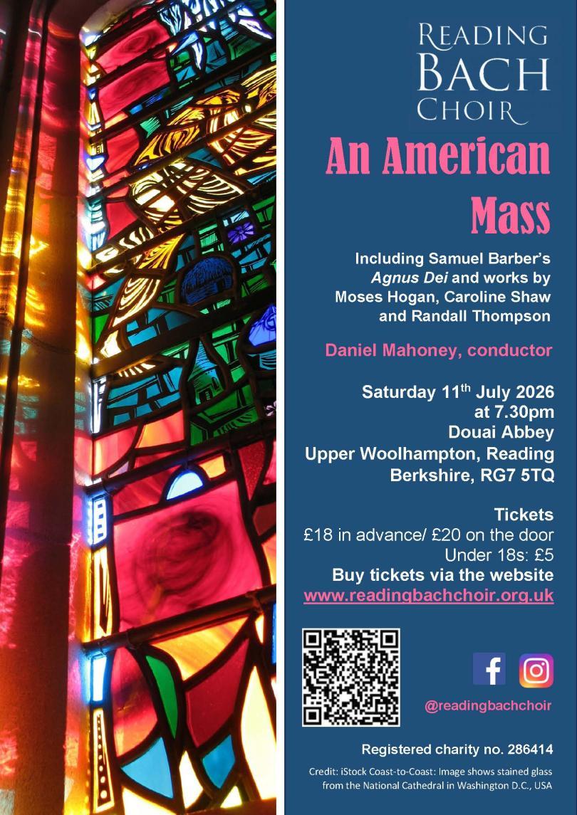 Picture of flyer for concert An American Mass