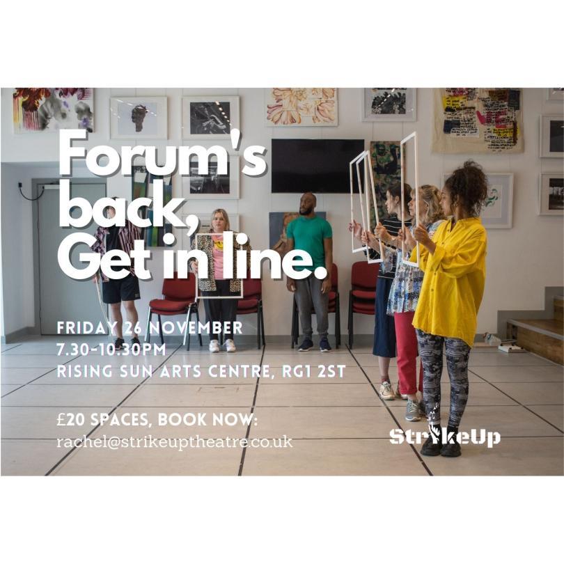 Forum's back, get in line.