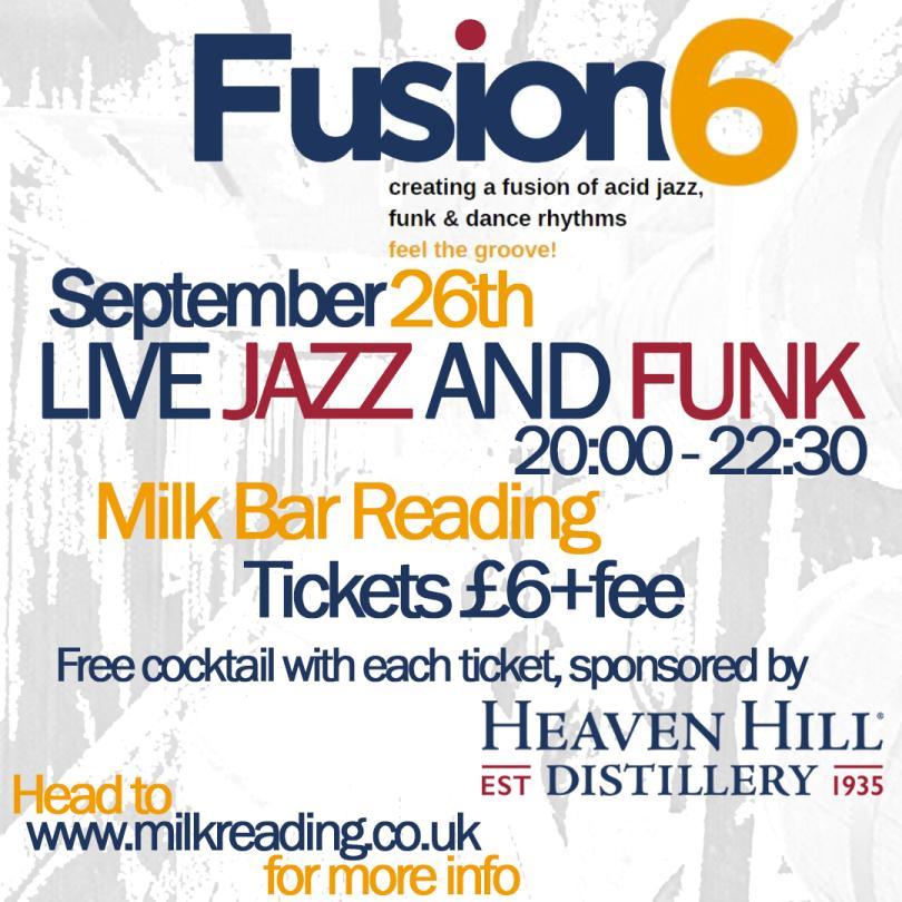 Fusion 6 live jazz and funk 