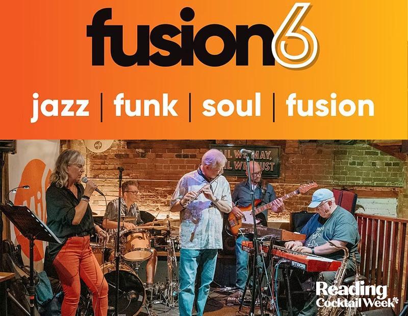 Photo of the band Fusion 6 performing at Milk