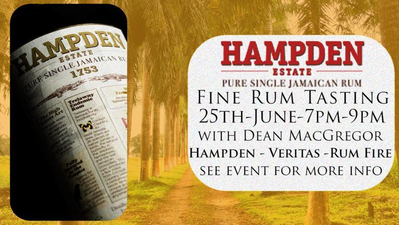 Hampden Jamaican Rum Tasting