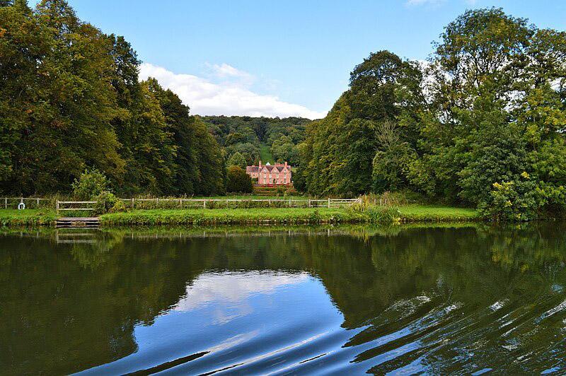 Hardwick House seen from across the River Thames