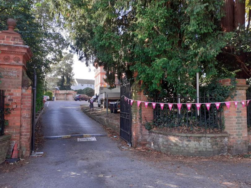 entrance to Hillside House