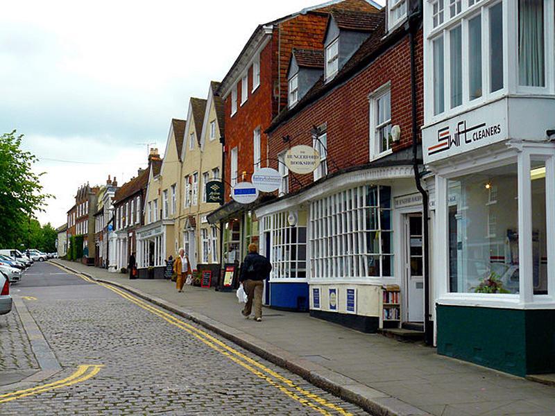 Historic buildings on Hungerford High Street
