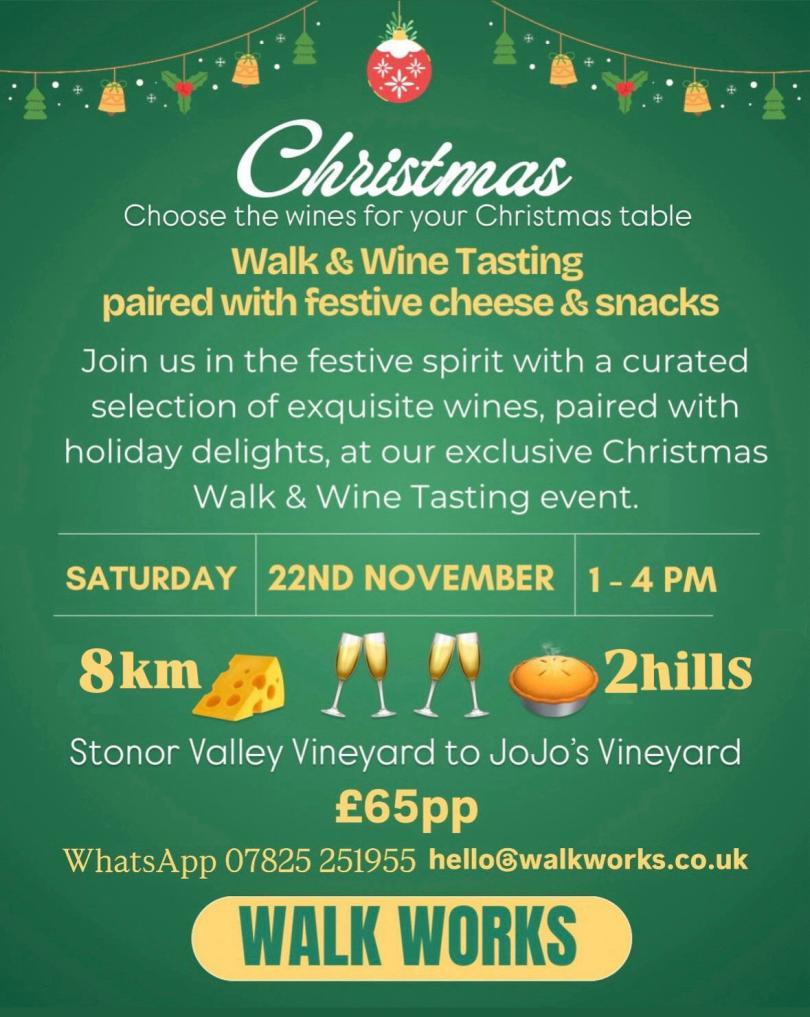 22nd November walk and wine tasting