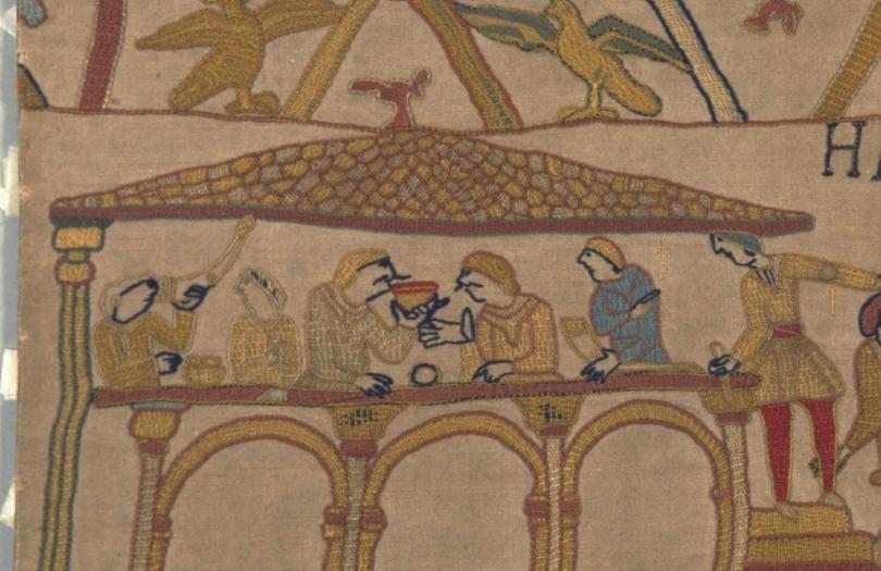banquet on Bayeux Tapestry