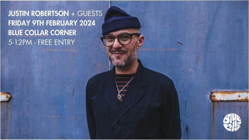 Justin Robertson & guests at Blue Collar Corner