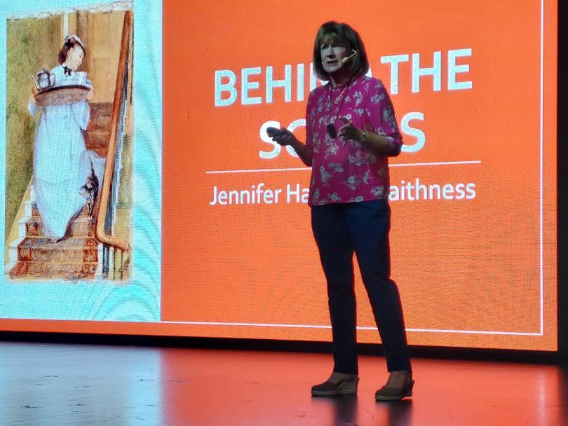 Event presenter Jenny Hastings Caithness 