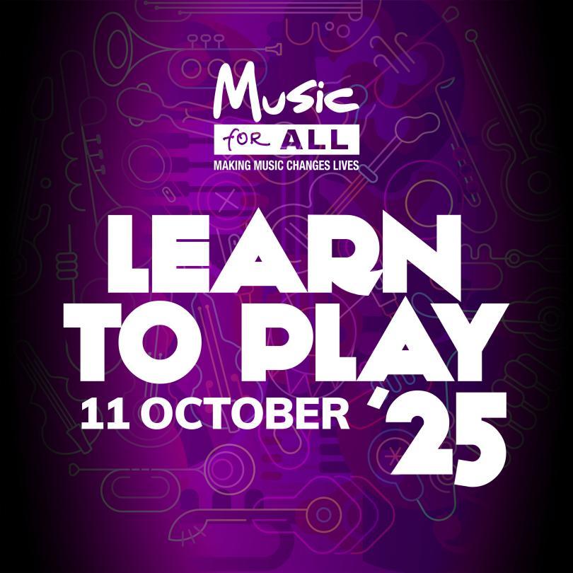 purple square with learn to play 11 october text