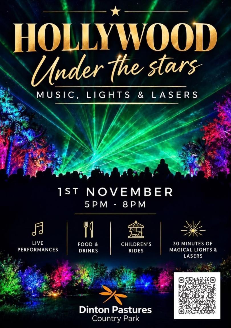 Laser light show poster 