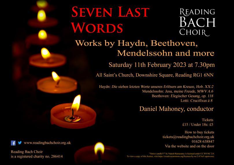 A poster giving details of the concert