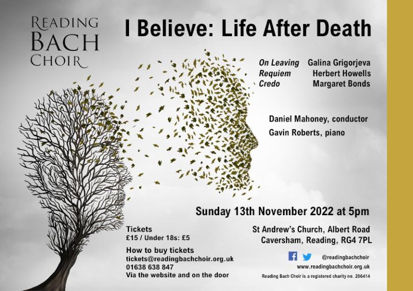 A poster giving details of the concert