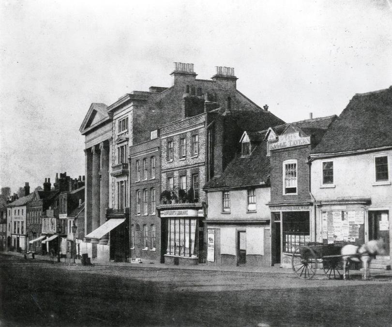 London Street in Reading in 1845