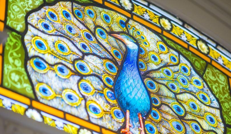 stained glass window