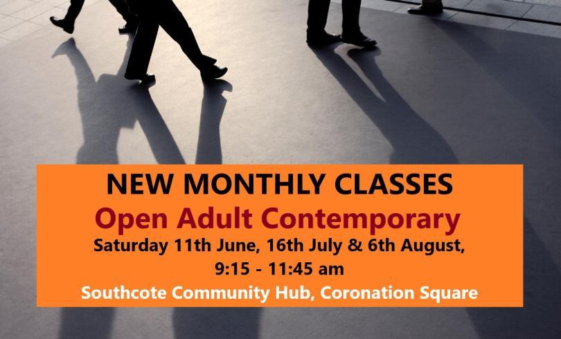 Open Adult Contemporary Dance: Monthly Classes
