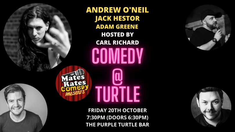 Comedy at Turtle with Headliner Andrew O'Neill