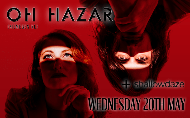 OH Hazar (Nijmengen NL)  @ohhazarmusic  Taking you on a journey that feels like a film: intense, poetic, and alienating  Saturated with late 70's proto punkian glitches, angular stabs of sound and artful spastic intricacies, Like an amalgam of bands like DEVO, Oingo Boingo, The Flying Lizards, Pere Ubu and such, the sense is frantic art.   with support from @shallowdaze.band  FREE ENTRY / 18+ ID Required