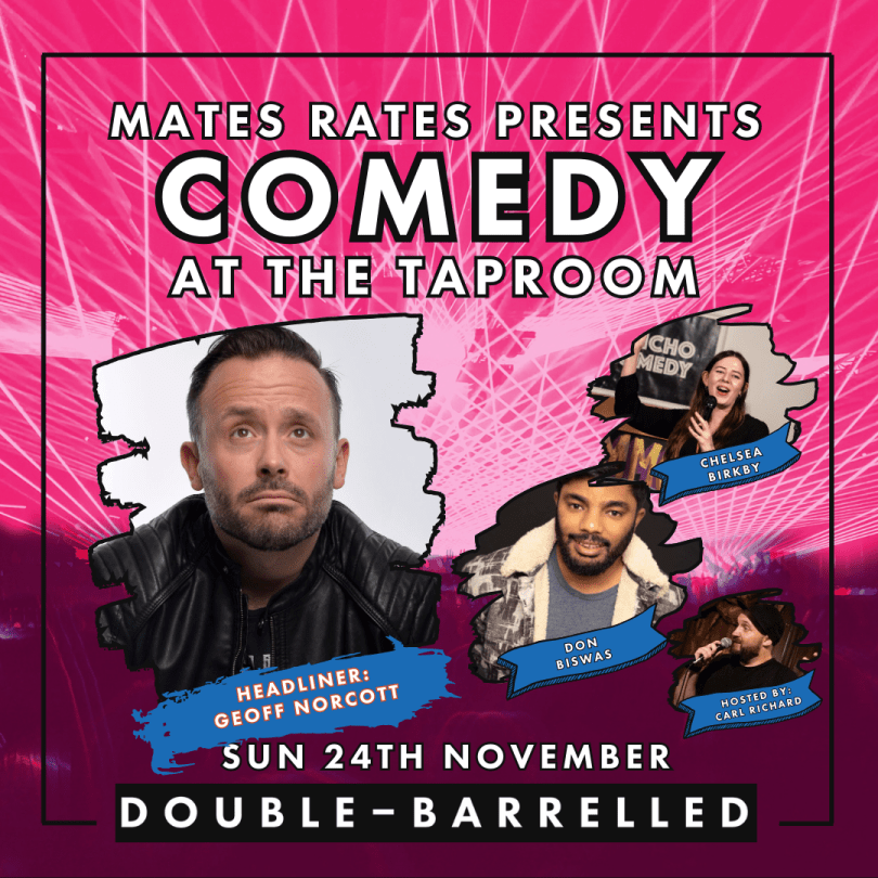Comedy at The Taproom with Headliner Geoff Norcott