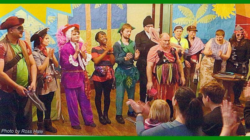 Cast of Rising Sun panto of Peter Pan