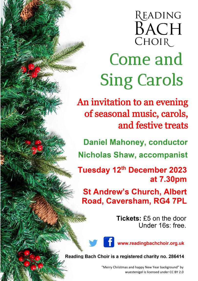 A poster giving details of the event