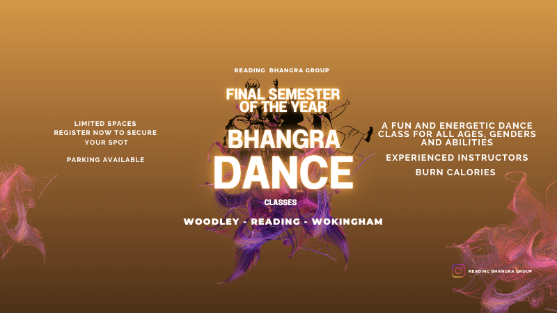 FINAL SEMESTER OF THE YEAR-READING BHANGRA CLASSES