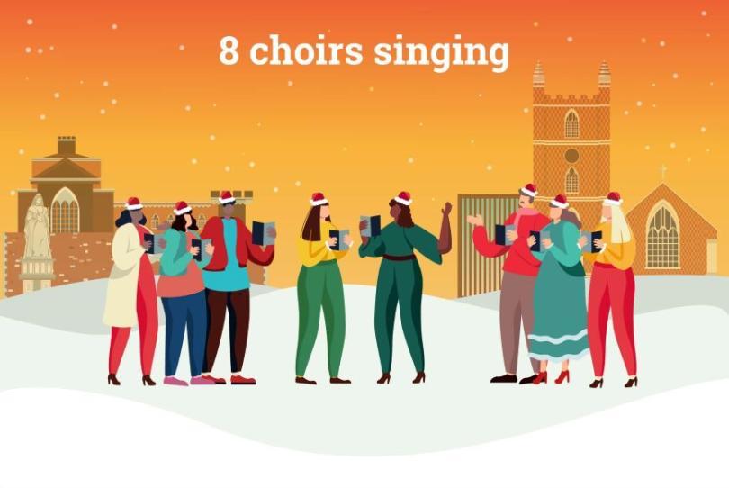 Image of people singing
